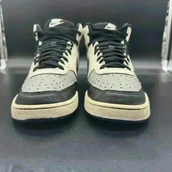 Nike Court Vision Mid Next Nature Light Smoke Grey Sneakers Mens 8 Womens 9.5 - Picture 3 of 8